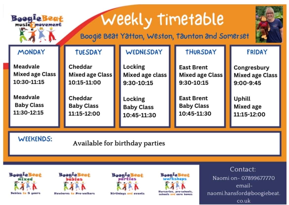 Weston Timetable