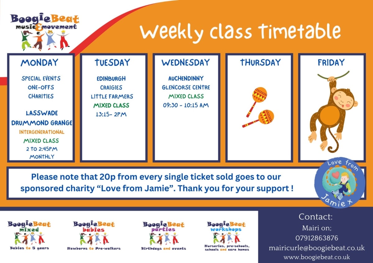 Edinburgh timetable