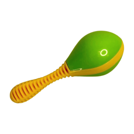 Green and yellow maracito shaker