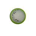 Hand drum with a green outer rim